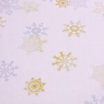 Obrus Świąteczny Boże Narodzenie- biel złote gwiazdki