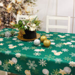 Obrus świąteczny Boże Narodzenie- zielony