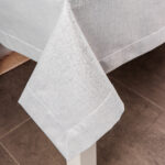 Obrus Brokat – Srebro