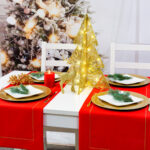 Bieżnik Panama Lux-Czerwień złoto