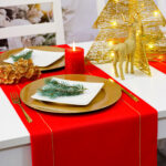 Bieżnik Sewilla-Beż brązowa koronka