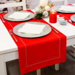 Bieżnik Panama Lux – Czerwień srebro