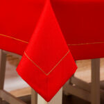 Serweta Panama Lux – Czerwień złoto