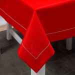 Serweta Panama Lux – Czerwień Srebro