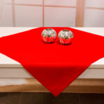 Serweta Panama- Czerwień