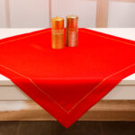 Serweta Panama Lux – Czerwień złoto