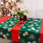 Bieżnik Świąteczny-zielony