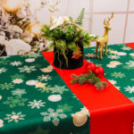 Bieżnik Świąteczny-zielony