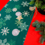 Bieżnik Świąteczny-zielony