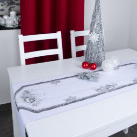 Bieżnik Świąteczny BN/L20- Biały