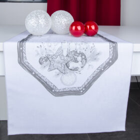 Bieżnik Świąteczny BN/L20- Biały