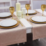 Bieżnik Brokat – Złoto