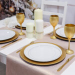 Bieżnik Brokat – Złoto