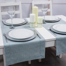 Bieżnik Brokat -Zielony