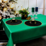 Obrus Aga – Ciemna zieleń