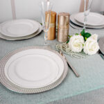 Obrus Brokat- Zielony