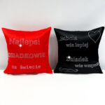 Poszewka dekoracyjna Babcia wie lepiej Dziadek wie wszystko