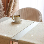 Bieżnik Szafir – Beż złote dżety