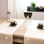 Bieżnik Szafir – Beż złote dżety