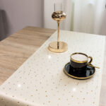 Bieżnik Szafir – Beż złote dżety