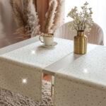 Bieżnik Szafir – Ekri złote dżety