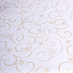 Obrus Świąteczny – Kremowy Złoto Obrus Świąteczny – Kremowy Złoto