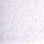 Obrus Świąteczny – Biel Złoto