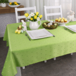 Podkładka Glamour 40 cm Koło – Beżowa + Złote dżety