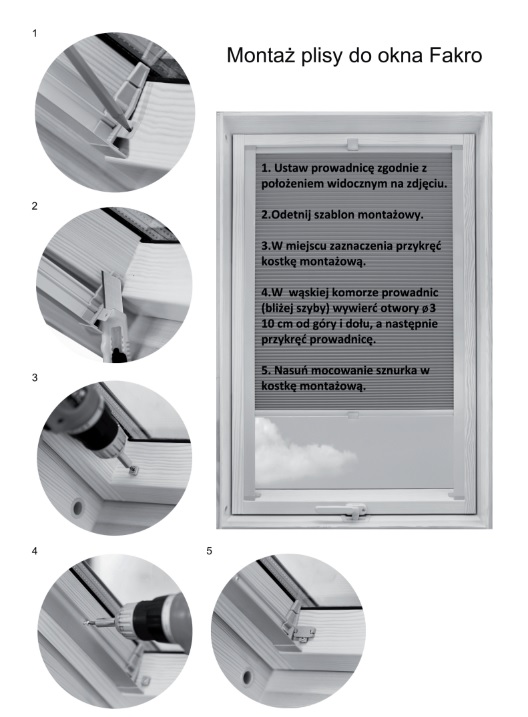 montaz-plisy-dachowej-okno-fakro