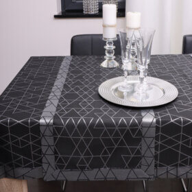 Bieżnik TOKYO – Czarno Srebrny