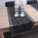 Bieżnik TOKYO – Czarno Srebrny