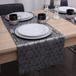 Bieżnik TOKYO – Czarno Srebrny