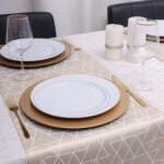 Bieżnik TOKYO – Biało złoty