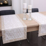 Bieżnik TOKYO – Biało złoty