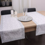 Bieżnik TOKYO – Biało srebrny