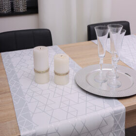 Bieżnik TOKYO – Biało srebrny