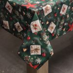 Obrus świąteczny – Zielone dekoracje