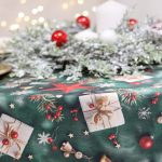 Obrus świąteczny – Zielone dekoracje