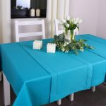 Obrus Panama – Turkusowy Obrus Panama – Turkusowy