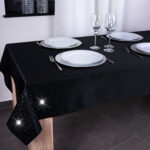 Obrus  Krystal – Czarny