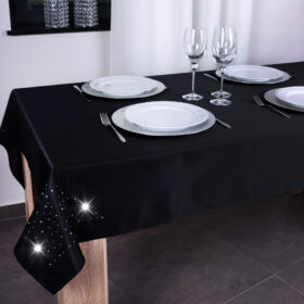 Obrus  Krystal – Czarny