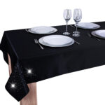 Obrus  Krystal – Czarny