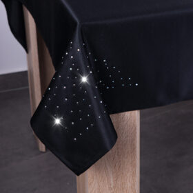 Obrus  Krystal – Czarny