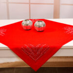 Serweta Panama Dekor – Czerwona Serweta Panama Dekor – Czerwona