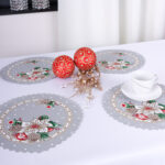 Serwetki Świąteczne na Boże Narodzenie -Szare