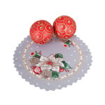 Serwetki Świąteczne na Boże Narodzenie -Szare