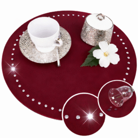 Podkładka koło Glamour – Bordo